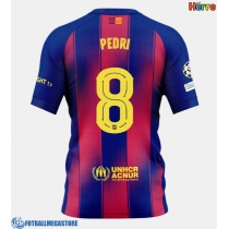 Fotballdrakt Herre Barcelona Pedri Gonzalez #8 Hjemmedrakt 2025-26 Kortermet